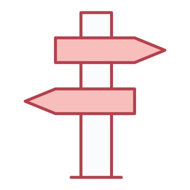 işaret posta simgesi vektör illüstrasyonu