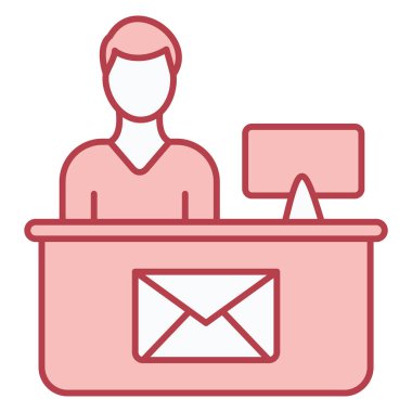 E- posta simgesi vektör illüstrasyonu