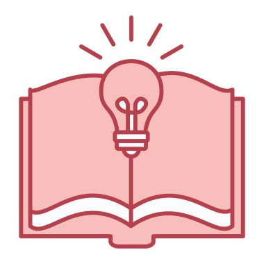 Ampul ve lamba ikonunun vektör çizimi. fit ve enerji fikri ve bilgi teması.