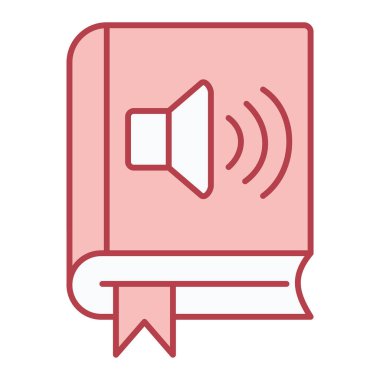 Gökkuşağı simgesi, vektör illüstrasyonlu kitap