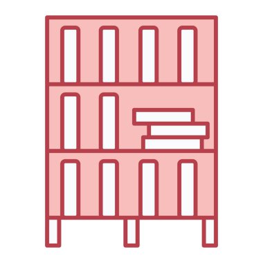 kitaplık oluşturma simgesi vektör illüstrasyon tasarımı