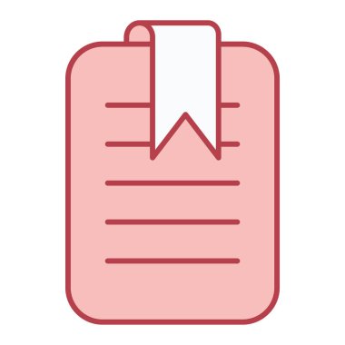 kitap simgesi vektör illüstrasyonu