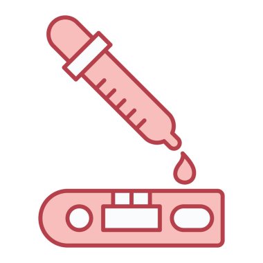 Şırınga simgesinin vektör illüstrasyonu