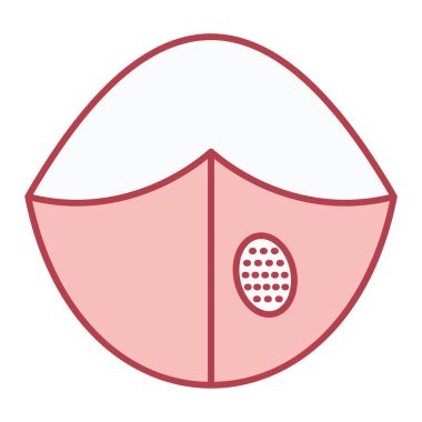 Güvenlik sistemi simgesi vektör illüstrasyonu