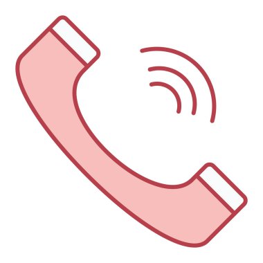 telefon arama simgesi vektör illüstrasyonu