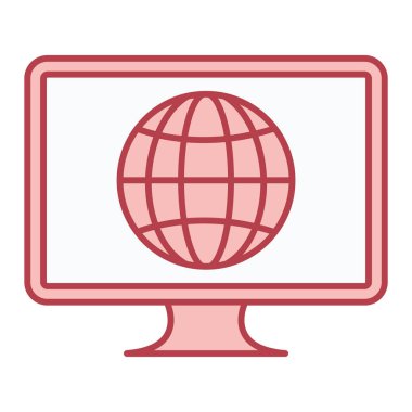 Modern teknoloji simgesinin vektör illüstrasyonu