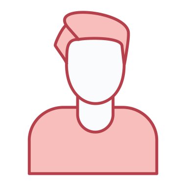 avatar. Web simgesi basit tasarım