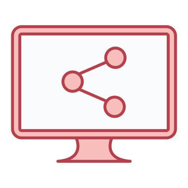 Paylaş. Web simgesi basit tasarım