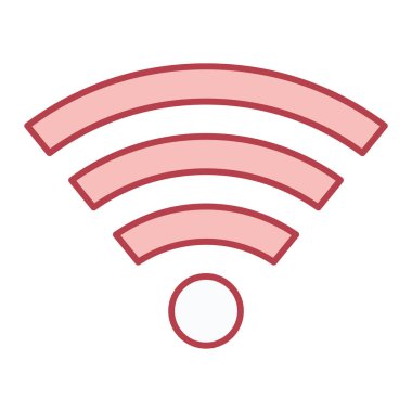 wifi sinyal ikonu vektör illüstrasyon tasarımı