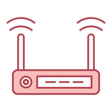 yönlendirici vektör düz renk simgesi