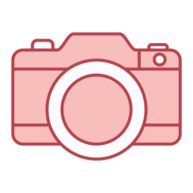 kamera fotoğraf simgesi vektör illüstrasyon grafik tasarımı