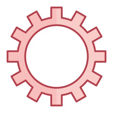 dişli simgesi vektör illüstrasyonu