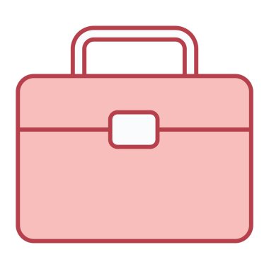 evrak çantası ikonu vektör illüstrasyonu