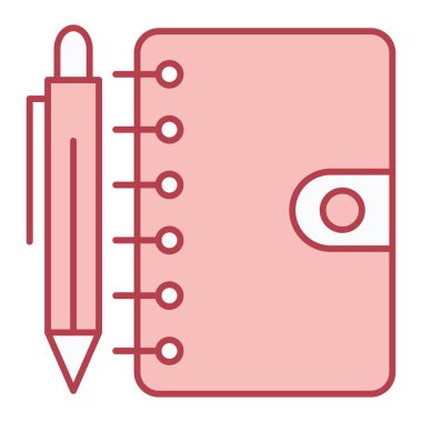 Kalem. Web simgesi basit illüstrasyon