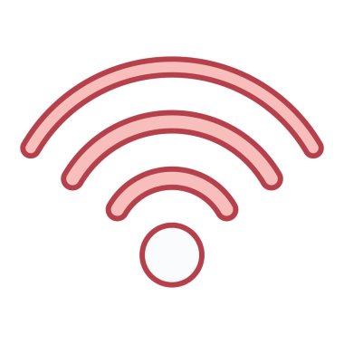 wifi sinyal ikonu vektör illüstrasyon tasarımı
