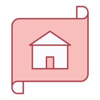 ev simgesi vektör illüstrasyonu