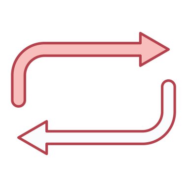 ok simgesi vektör illüstrasyonu