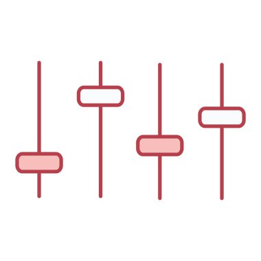 eşitleyici simge vektör illüstrasyonu