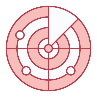 hedef simge vektör illüstrasyonu