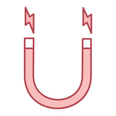 mıknatıs simgesi vektör çizimi