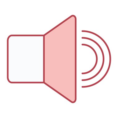 ses simgesi vektör illüstrasyonu