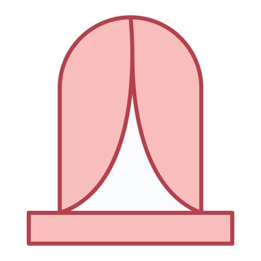 güzel çiçek vektör simgesi