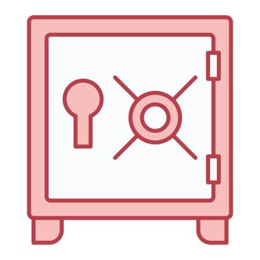 güvenli vektör renk simgesi