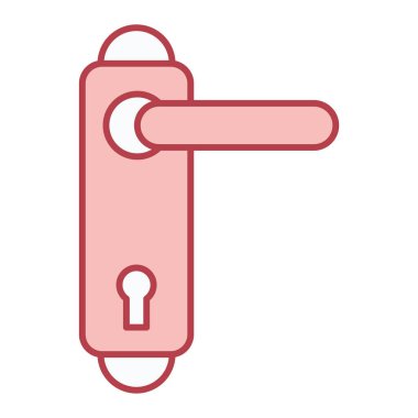 anahtar kilit simgesi vektör çizimi grafik tasarımı