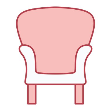 koltuk simgesi vektör illüstrasyonu