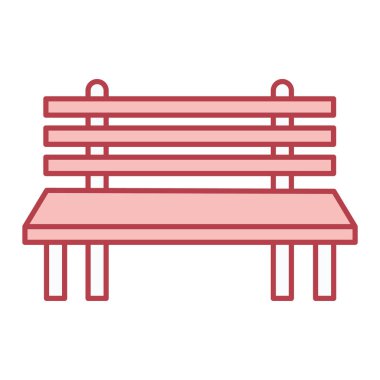 Yedek kulübesinde. Ağ için ahşap çit vektör simgelerinin özet çizimi