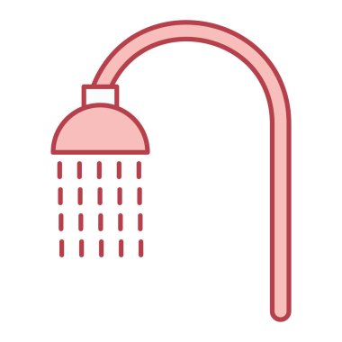 duş ikonu vektör illüstrasyonu