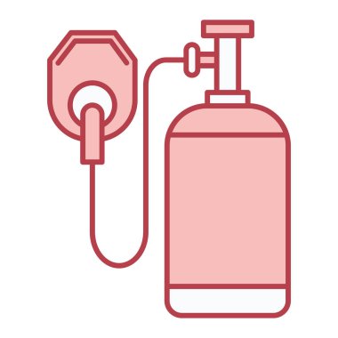 Su pompası ikonu. Beyaz arka planda izole edilmiş web tasarımı için tıbbi sağlık vektör sembolü ana hatları