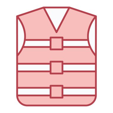 Kırmızı beyaz spor çantasının vektör çizimi