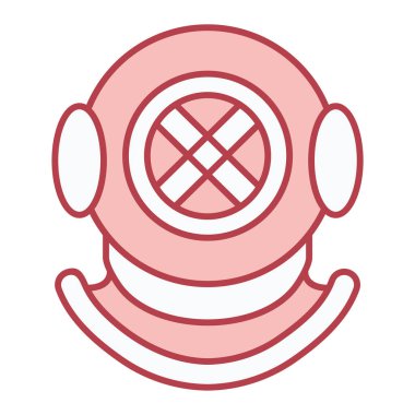 astronot simgesi vektör illüstrasyonu