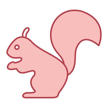 şirin hayvan çizgi film ikonu vektör çizim grafik tasarımı