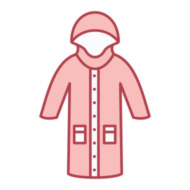 Kapüşonlu adamın vektör çizimi