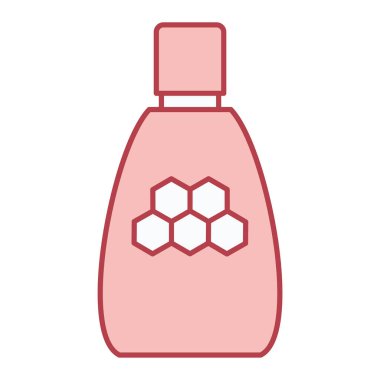 Sıvı ikon vektör illüstrasyonlu şişe