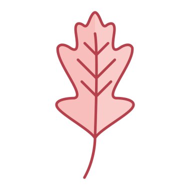 Yaprak ikonu vektör illüstrasyonu