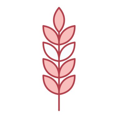 Buğday simgesi vektör illüstrasyonu