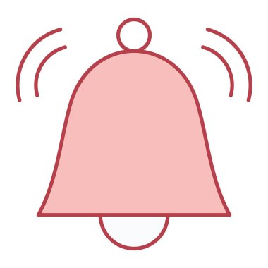 Alarm çanı simgesi vektör çizimi