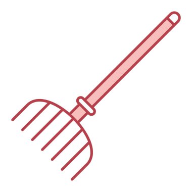 tırmık simgesi vektör çizimi