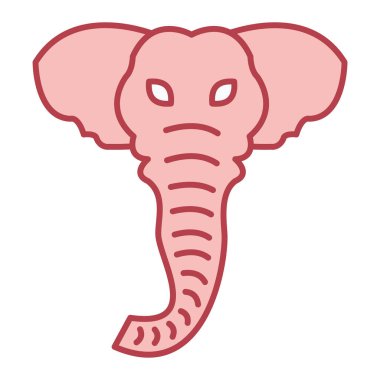 Fil ikonu. Vektör illüstrasyonu