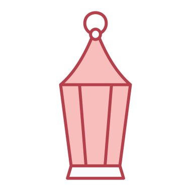 fener simgesi. Web için mum vektör simgelerinin özet çizimi