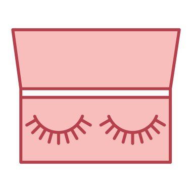 güzellik yüz maskesi ikon vektör çizimi tasarımı