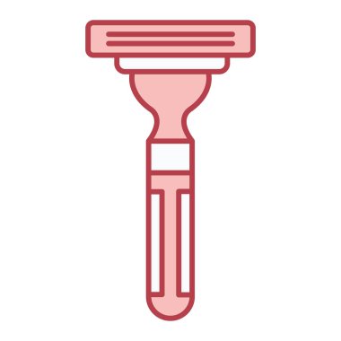 Saç kurutma makinesi ikonu. Ağ için ustura fırçası vektör simgelerinin özet çizimi