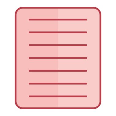 Kontrol listesi. Web simgesi basit illüstrasyon