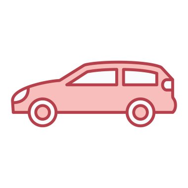 araba simgesi vektör illüstrasyonu