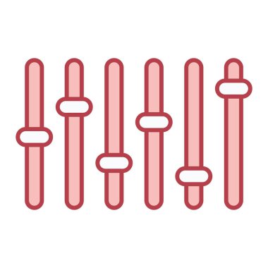 ses eşitleyici simge vektör illüstrasyon tasarımı