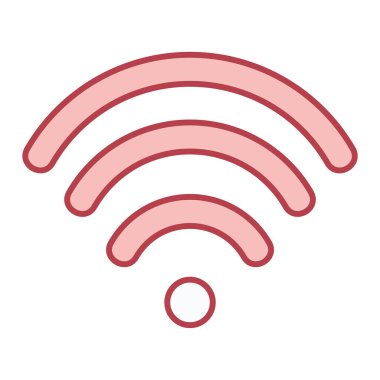 wifi simgesi vektör illüstrasyonu
