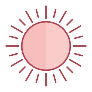 Güneş Simgesi Vektör illüstrasyonu